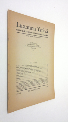 Luonnon ystävä n:o 2/1936