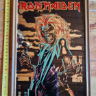 Iron Maiden vintage peilitaulu 1980-luvulta. 33×22cm - pikkukuva 1