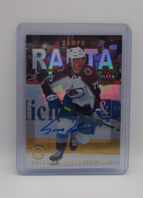 2021-22 Fleer ultra Silver rainbow Autographs Sampo Ranta