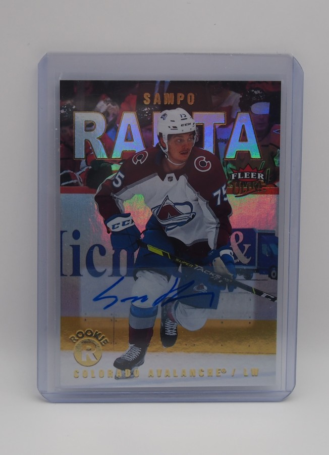 2021-22 Fleer ultra Silver rainbow Autographs Sampo Ranta