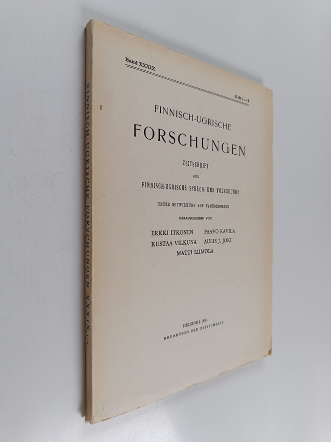 Finnisch-ugrische forschungen zeitschrift fur finnisch-ug...