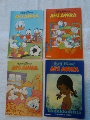 Aku Ankka 1987: / 45 / 46 / 47 / 49 / 4 kpl Hyvät