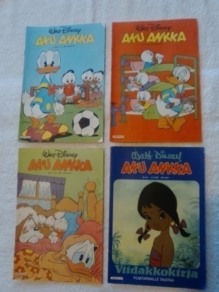 Aku Ankka 1987: / 45 / 46 / 47 / 49 / 4 kpl Hyvät