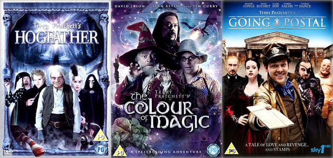 Hogfather +Colour of Magic +Going Postal, T.Pratchett LEFFAT