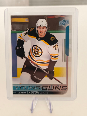 2018-19 Upper Deck #456 Jeremy Lauzon Young Guns RC