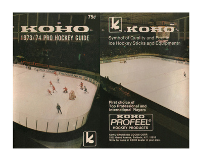 KOHO 1973/74 PRO HOCKEY GUIDE - ILMAINEN TOIMITUS