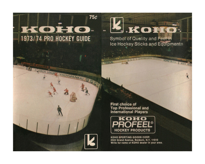 KOHO 1973/74 PRO HOCKEY GUIDE - ILMAINEN TOIMITUS