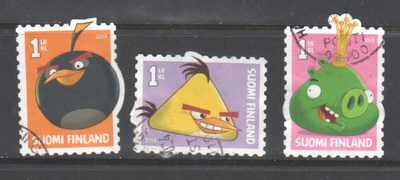 2013 Angry birds kolme merkkiä.