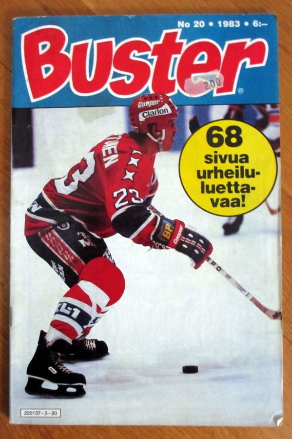 Buster 1983 Kannessa Pertti Lehtonen HIFK