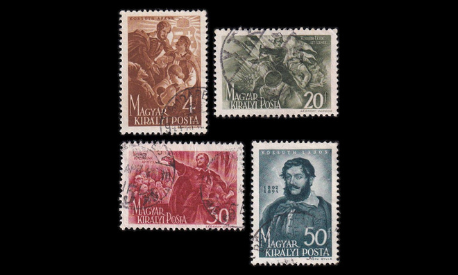 Unkari 745-8 o Poliitikko Lajos Kossuth (1944)