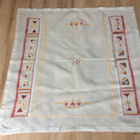Vintage kirjottu pöytäliina , art deco tyyliä - pikkukuva 1
