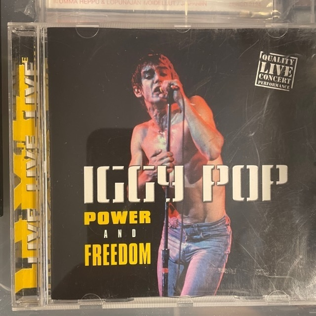 IGGY POP - Power And Freedom cd (Live Concert Performance)