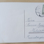 Lapset ja iloinen lumiukko, vanha joulupk, p. 1927 - pikkukuva 2