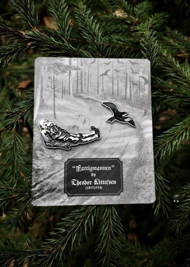 Theodor Kittelsen "Fattigmannen" pinssisetti, uusi / Burzum