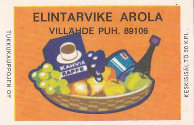 Villähde, Elintarvike  Arola  ,  b431