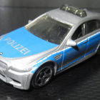 BMW M5 Police Mattel 2014 1:64 Auton Pienoismalli - pikkukuva 1