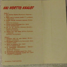 Hortto Kaalo • Hai Hortto Kaalot C-Kasetti - pikkukuva 4