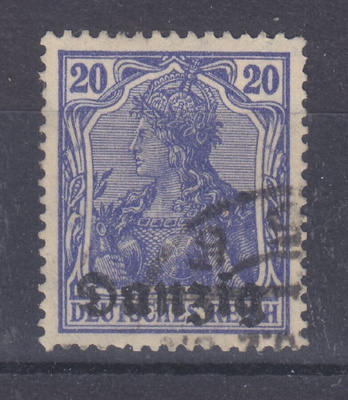 Saksa Danzig 1919 Mi 4