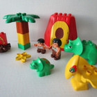 Vintage lego duplo Dino-village setti - pikkukuva 2