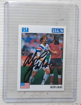 Alexi Lalas USA signed