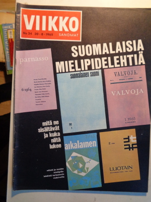 Viikkosanomat Nro 34/1965 (25.10)