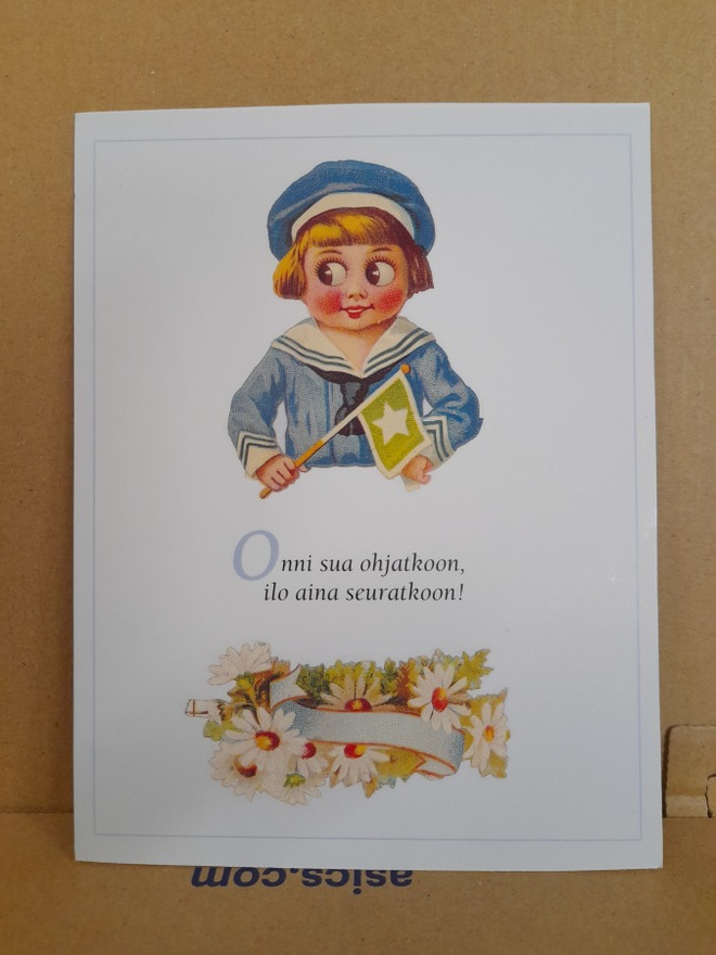 Onni sua ohjatkoon... kiiltokuva-aihe