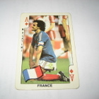 Michel Platini keräilykuva 1986 + tarra - pikkukuva 2
