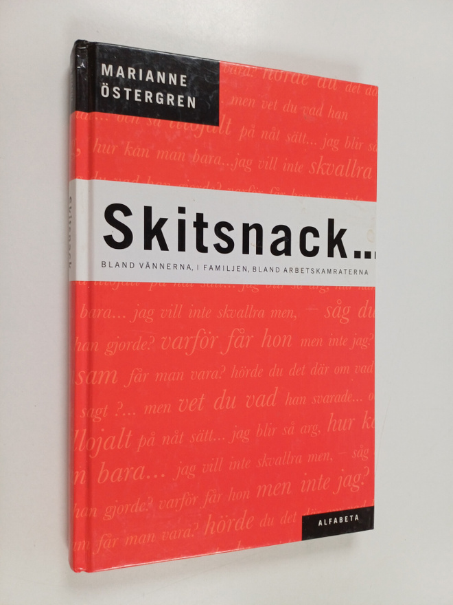 Marianne Östergren : Skitsnack : bland vännerna, i familj...