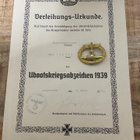 U-boot Kriegsabzeichen 1939 - pikkukuva 1