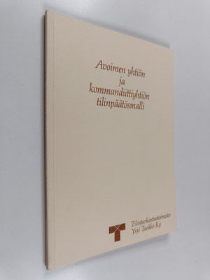 Avoimen yhtiön ja kommandiittiyhtiön tilinpäätösmalli