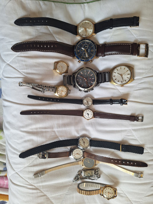 Kelloja erä, zenith, tissot, hilfiger, ym.