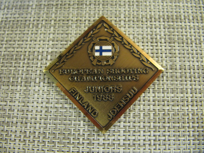Euroopan ammunnan juniorien EM kisat 1988 muistomitali.