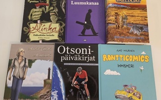 Scifiä, fantasiaa ja sarjakuvia (Untinen-Auel, etc)