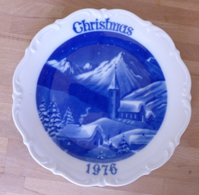 Lautanen Joululautanen 1976 Seinälautanen