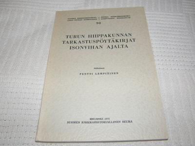 Pentti Lempiäinen Turun hiippakunnan tarkastuspöytäkirjat