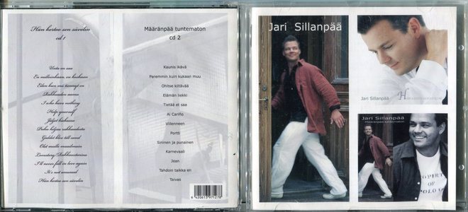 JARI SILLANPÄÄ . 2 CD-LEVYÄ . MÄÄRÄNPÄÄ TUNTEMATON - HÄN KER