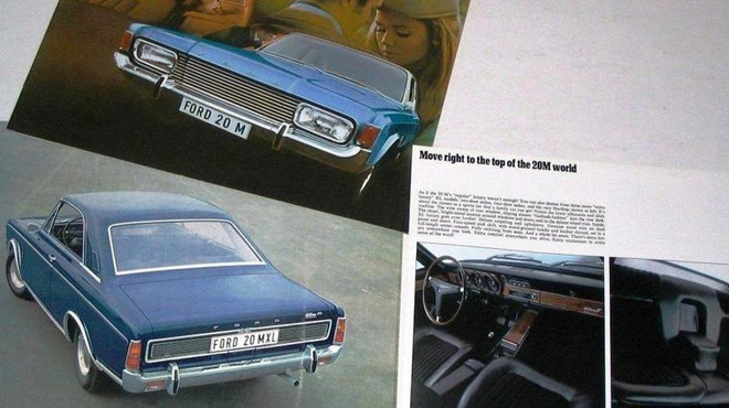 1969 Ford 20M PRESTIGE esite - KUIN UUSI - 18 sivua - Taunus