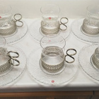 Timo Sarpaneva Tsaikka lasit 6 kpl aluslautasilla, Iittala - pikkukuva 4