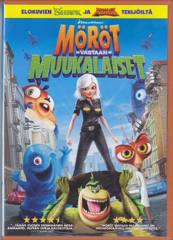 Möröt vastaan Muukalaiset - Monsters vs Aliens DVD