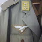 WWII LUFTWAFFE Feldwebel asetakki arvomerkkeineen (REPRO). - pikkukuva 3