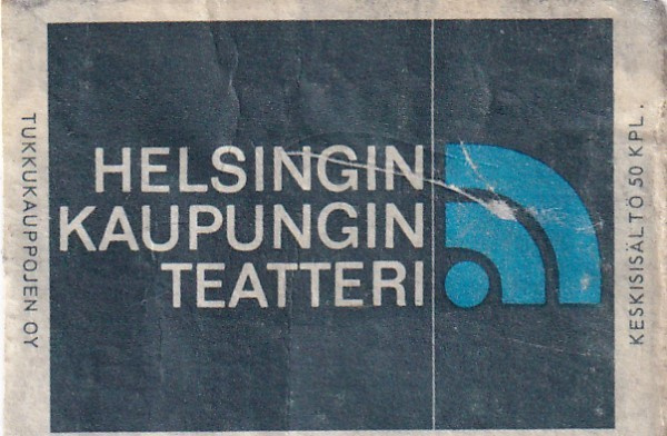 Helsinki, Helsingin Kaupungin teatteri     4/14