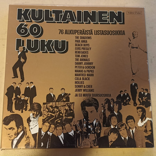 LP LEVYBOXI  Kultainen 60 -Luku