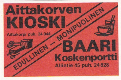 Aittokorpi, Aittokorven Kioski 7/10