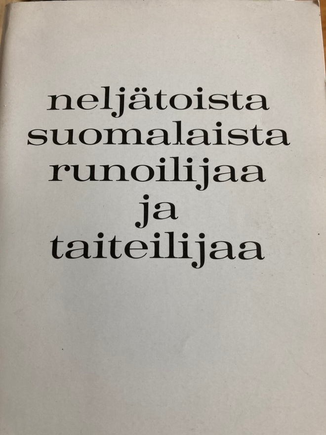 14 SUOMALAISTA RUNOILIJAA JA TAITEILIJAA
