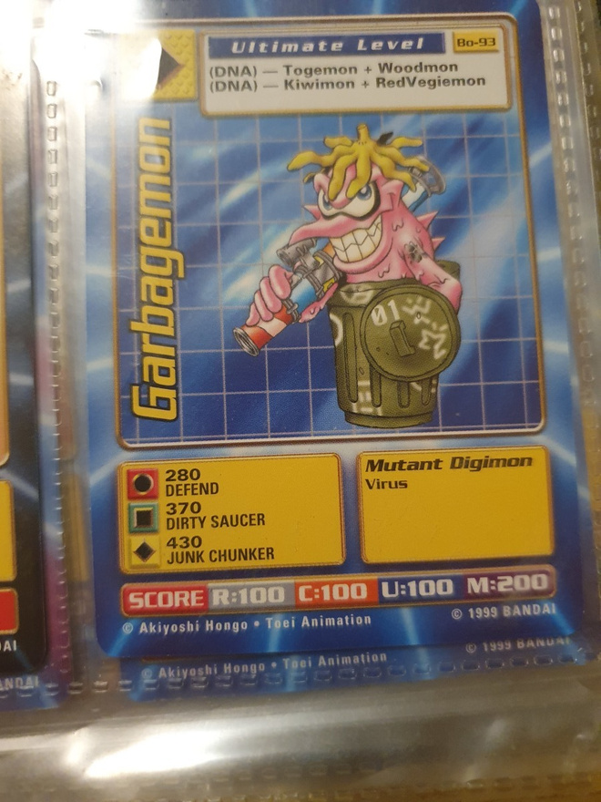 [Mint] 1999 Bandai Digimon - Non Holo card Bo-93