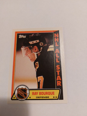 1989-90 Topps Sticker Inserts #7 Ray Bourque