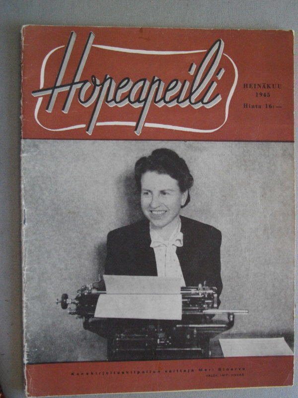 Hopeapeili Nro 7/1945. (21.3)