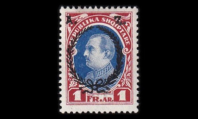 Albania 158 * Presidentti 1 Fr (1927)