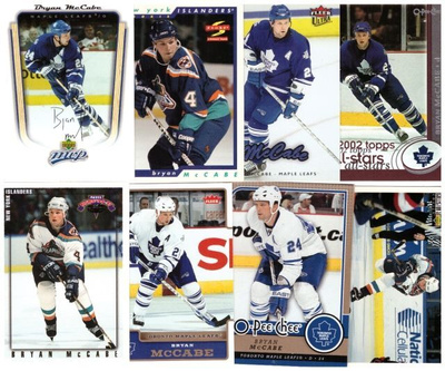 8 x BRYAN McCABE Islanders, Maple Leafs