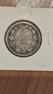 2 markkaa 1870, Suomi